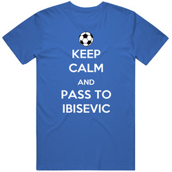 Vedad Ibisevic Bosnia Fw Keep Calm Pass To Football Soccer World Cup Unisex Cotton Tee Classic T Shirt