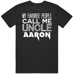 Favorite Uncle Aaron Trendy Cool Name Unisex Cotton Tee Classic T Shirt
