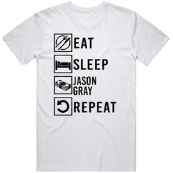 Jason Gray Eat Sleep Gamble Repeat Pro Gamblers Unisex Cotton Tee Classic T Shirt