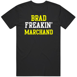 Brad Freakin Marchand Boston Hockey Player Sports Fan Unisex Cotton Tee Classic T Shirt