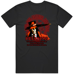 Anime - Hellsing - To Become A Monster Like Me, Is To Admin You Were Too Weak To Remain A Human Unisex Cotton Tee Classic T Shirt