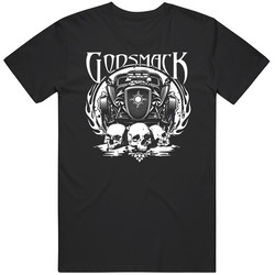 Godsmack Men's 1000hp Hot Rod  Black Unisex Cotton Tee Classic T Shirt