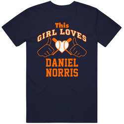 This Girl Loves Daniel Norris Detroit Baseball Player Classic Unisex Cotton Tee Classic T Shirt