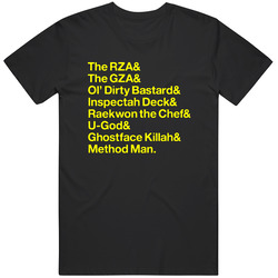 Wu-tang Unisex Cotton Tee Classic T Shirt