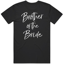 Brother Of The Bride Unisex Cotton Tee Classic T Shirt