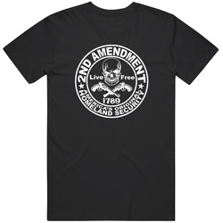 Men's Second Amendment America's Original Homeland Security Pro Gun Unisex Cotton Tee Classic T Shirt