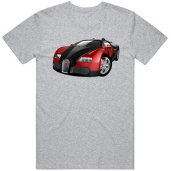 Bugatti Red Unisex Cotton Tee Classic T Shirt