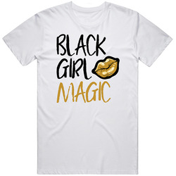 Black Girl Magic White Unisex Cotton Tee Classic T Shirt