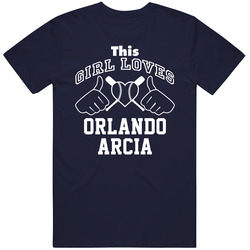 This Girl Loves Orlando Arcia Milwaukee Baseball Player Classic Unisex Cotton Tee Classic T Shirt