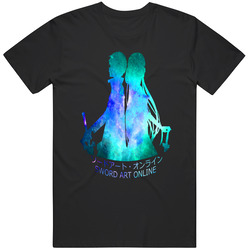 Sword Art Online Kirito And Asuna Beater Unisex Cotton Tee Classic T Shirt