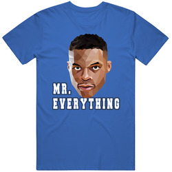 Russell Westbrook Mr Everything OKC Basketball T Shirt MPV Triple Double Oklahoma Unisex Cotton Tee Classic T Shirt