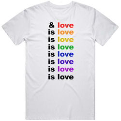 Is Love Lin Man's  White Unisex Cotton Tee Classic T Shirt