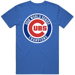 Chicago Cubs World Series Champions 2016 Unisex Cotton Tee Classic T Shirt