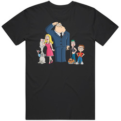 American Dad! Tv Show 2180916p B Unisex Cotton Tee Classic T Shirt