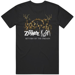 Rob Zombie Korn Unisex Cotton Tee Classic T Shirt