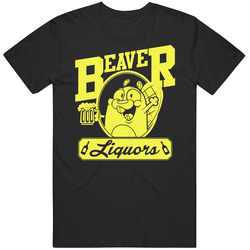 Beaver Liquors Funny Beer Drinking Team Party Unisex Cotton Tee Classic T Shirt