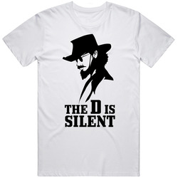 Django The D Is Silent Unisex Cotton Tee Classic T Shirt