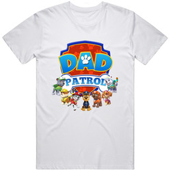 Dad Paw Patrol Birthday  Personalized Family Tshirts Nick Jr. Dad Of The Birthday Boy Or Girl Unisex Cotton Tee Classic T Shirt