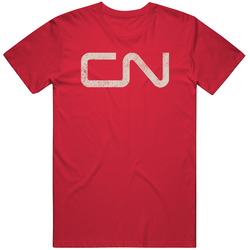 Cn, Canadian, Rail, T-shirt, Railway, Train, Tracks, Transport, Shipping Unisex Cotton Tee Classic T Shirt