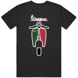 Vespa Unisex Cotton Tee Classic T Shirt