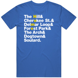 St Louis Home Helvetica Unisex Cotton Tee Classic T Shirt