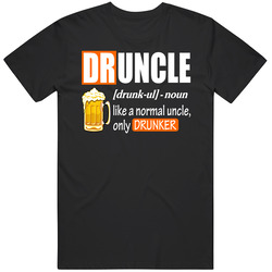 Druncle Hitam Unisex Cotton Tee Classic T Shirt