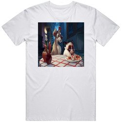 Grumpy Cat Lady And The Tramp Parody Unisex Cotton Tee Classic T Shirt