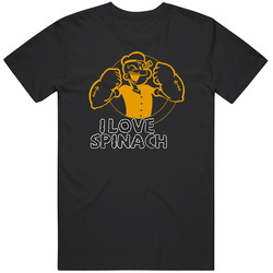 Popeye Comics Cartoon T Shirt Popeye the Sailor Man Tee Suedehead Top Unisex Cotton Tee Classic T Shirt