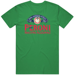 Peroni Beer Logo Alcohol Drinking Gift Distressed Look Unisex Cotton Tee Classic T Shirt