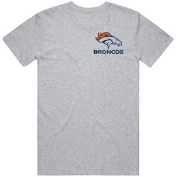 Denver Broncos Small Emblem Unisex Cotton Tee Classic T Shirt