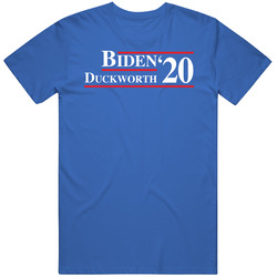 Joe Biden Tammy Duckworth 2020 Presidential Unisex Cotton Tee Classic T Shirt