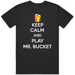 Keep Calm And Play Mr Bucket Fun Retro Board Game Icon Fan Gift Unisex Cotton Tee Classic T Shirt