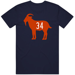 Walter Payton Goat 34 Chicago Football Fan T Shirt
