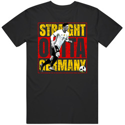 Mesut Ozil Straight Outta Germany Flag Euro Cup Soccer T Shirt