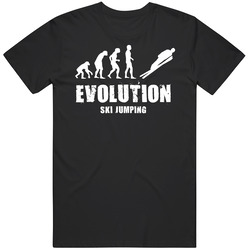Evolution Ski Jumping Unisex Cotton Tee Classic T Shirt