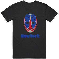 Steve Baker, Goalie Mask, T-shirt, New York, Hockey, Retro, 1970's, Rangers, Ny, Yankees, Unisex Cotton Tee Classic T Shirt