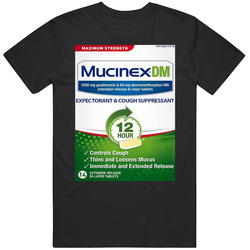 Mucinex Dm Cold And Flu Medicine Brand Cool Unisex Cotton Tee Classic T Shirt