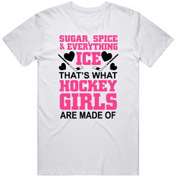 Hockey Girls Unisex Cotton Tee Classic T Shirt