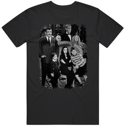 The Addams Family Scary Movie Halloween Unisex Cotton Tee Classic T Shirt