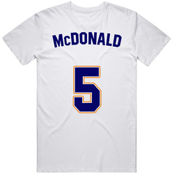 Mcdonald 5 Classic Large Property Of East York Jersey Back T Shirt