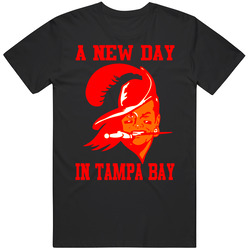 A New Day In Tampa Bay Tom Brady Pirate Face Funny Buc Football Unisex Cotton Tee Classic T Shirt