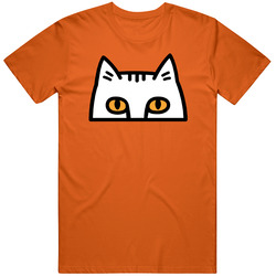 Stalking Cat Watching You Cute Pig In Unisex Cotton Tee Classic T Shirt