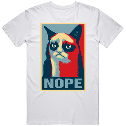 Grumpy Cat T- Tee Nope T Shirt