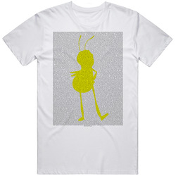 Bee Movie Siluet Putih T Shirt