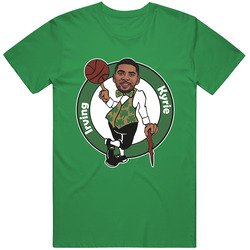 Bk0015 Kyrie Irving Logo Green Unisex Cotton Tee Classic T Shirt