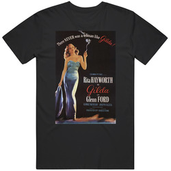 Rita Hayworth Glenn Ford 1946 Gilda Cool Movie  Fan Unisex Cotton Tee Classic T Shirt