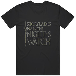 Sorry  Menb T Shirt