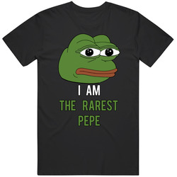 The Frog Pepe Shirt Sad Frog Pepe I Am Rarest Pepe Funny Meme Feels Bad Man Top T Shirt