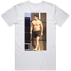 George Kittle Jimmy Garoppolo T-shirt Quarterback Shirtless Celebrate Niners Championship Win Gift Unisex Cotton Tee Classic T Shirt