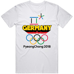 Germany Winter Olympics Pyeongchang 2018 3d Text T Shirt